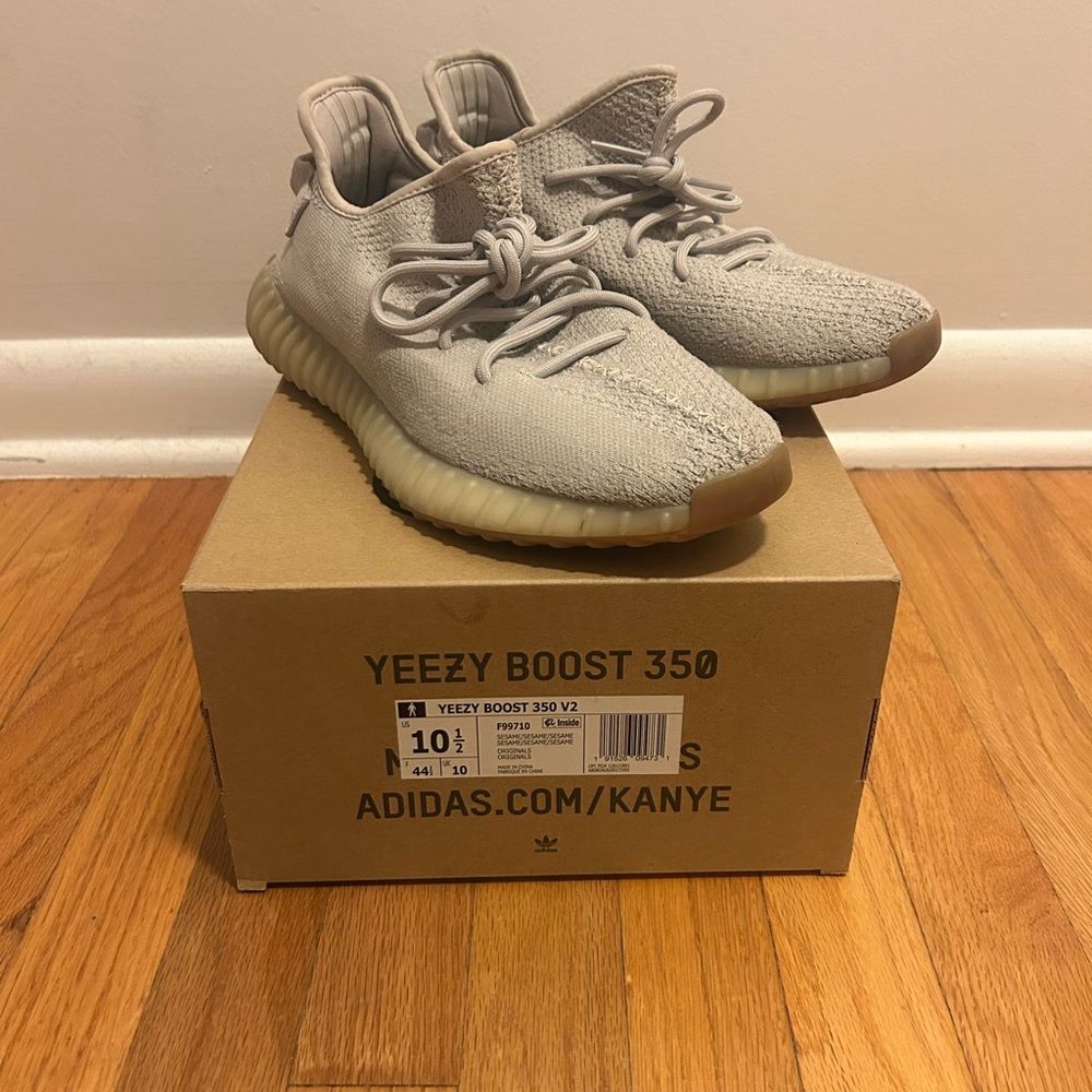 Adidas Yeezy Boost 350 V2 - Sesame, size 10.5